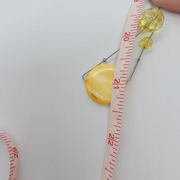 Long Adjustable Yellow and Silver Chain - Picture 5 of 5